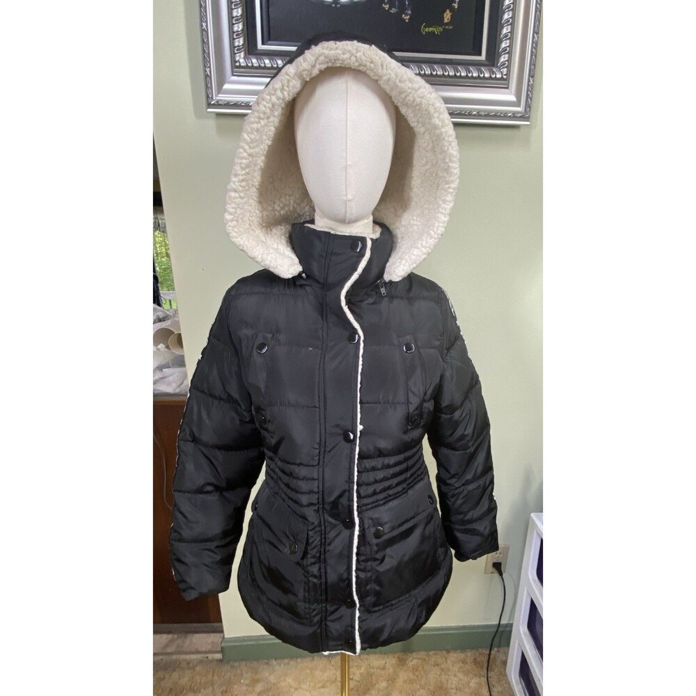 Diesel Big Girls Youth Full Zip Sherpa Lined Puffer Parka Ski Snowboarding Coat